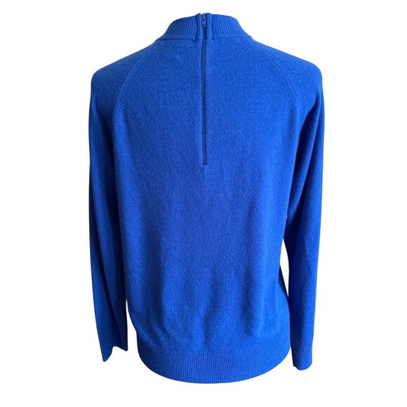 Designers Originals Blue Cardigan & Sweater Set Luxelon Acrylic Womens M - Picture 2 of 12